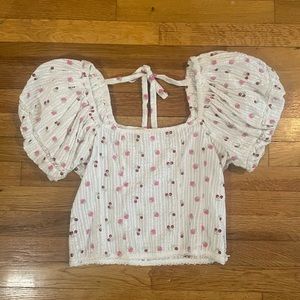 LoveShackFancy Embroidered Top